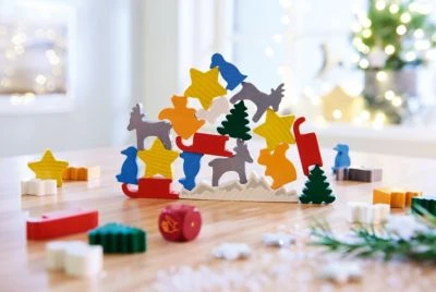 HABA 305525 Tier Auf Tier - Das Weihnachtliche Stapelspiel 3 HABA 305525 Tier Auf Tier - Das Weihnachtliche Stapelspiel – Bild 3