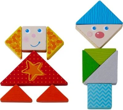HABA 305777 Legespiel Bunter Tangram-Mix, 21-tlg. 2 HABA 305777 Legespiel Bunter Tangram-Mix, 21-tlg. – Bild 2