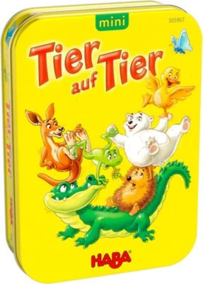 HABA 305907 Tier Auf Tier Mini, Stapelspiel 1 HABA 305907 Tier Auf Tier Mini, Stapelspiel