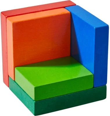 HABA 305460 3D-Legespiel Farbenwürfel, 10-tlg. 4 HABA 305460 3D-Legespiel Farbenwürfel, 10-tlg. – Bild 4