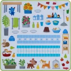 HABA 306157 Little Friends – Puppenhaus Klebe-Deko-Accessoires Stadtvilla -Haba 18906997 03