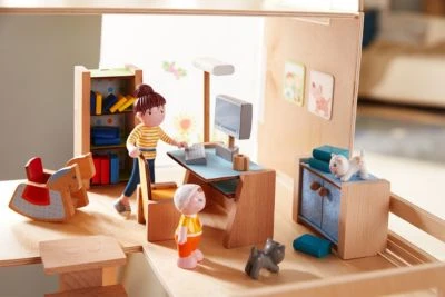 HABA 306155 Little Friends – Puppenhaus-Möbel Arbeitszimmer 2 HABA 306155 Little Friends – Puppenhaus-Möbel Arbeitszimmer – Bild 2