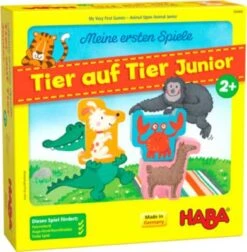 HABA 306068 Meine Ersten Spiele – Tier Auf Tier Junior