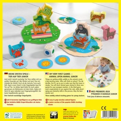 HABA 306068 Meine Ersten Spiele – Tier Auf Tier Junior 4 HABA 306068 Meine Ersten Spiele – Tier Auf Tier Junior – Bild 4