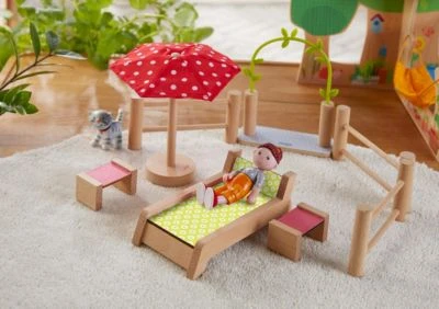 HABA 306717 Little Friends – Puppenhaus-Möbel Garten 2 HABA 306717 Little Friends – Puppenhaus-Möbel Garten – Bild 2