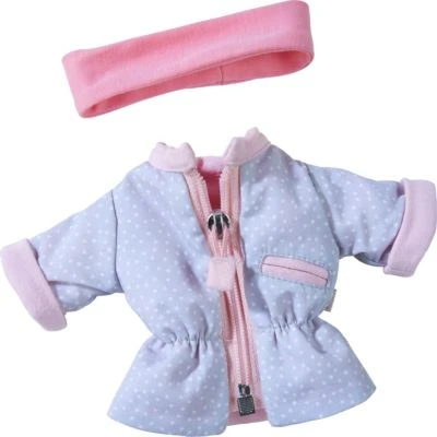 HABA 306547 Kleiderset Pünktchen-Parka, 32 Cm 1 HABA 306547 Kleiderset Pünktchen-Parka, 32 Cm