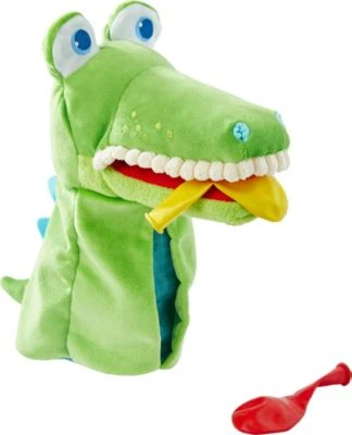 HABA 306255 Handpuppe Allesfresser Kroko 1 HABA 306255 Handpuppe Allesfresser Kroko