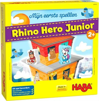 Haba Meine Ersten Spiele - Rhino Hero Junior 1 Haba Meine Ersten Spiele - Rhino Hero Junior
