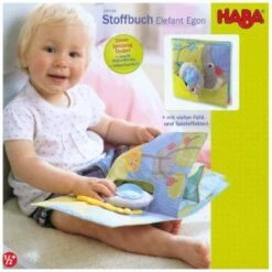HABA 300146 Stoffbuch Elefant Egon