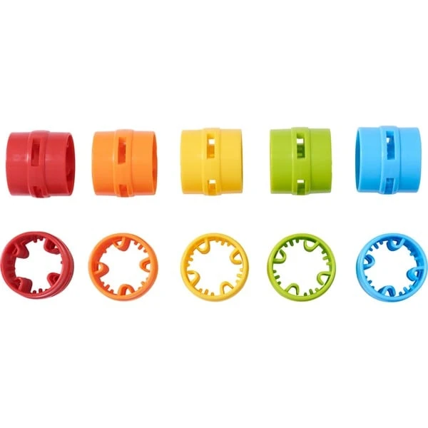 HABA Kugelbahn Kullerbü - Ergänzungsset Verbindungsmanschetten 2 HABA Kugelbahn Kullerbü - Ergänzungsset Verbindungsmanschetten – Bild 2