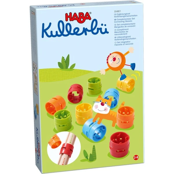 HABA Kugelbahn Kullerbü - Ergänzungsset Verbindungsmanschetten 4 HABA Kugelbahn Kullerbü - Ergänzungsset Verbindungsmanschetten – Bild 4