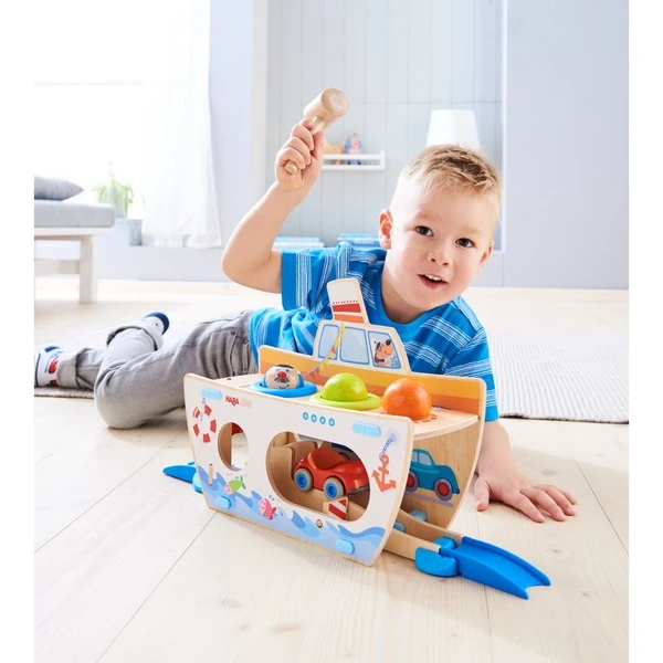 HABA Kugelbahn Kullerbü - Klopfbank Schiff Ahoi 3 HABA Kugelbahn Kullerbü - Klopfbank Schiff Ahoi – Bild 3