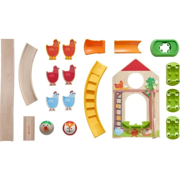 HABA Kullerbü - Kugelbahn Hühner-Domino 2 HABA Kullerbü - Kugelbahn Hühner-Domino – Bild 2